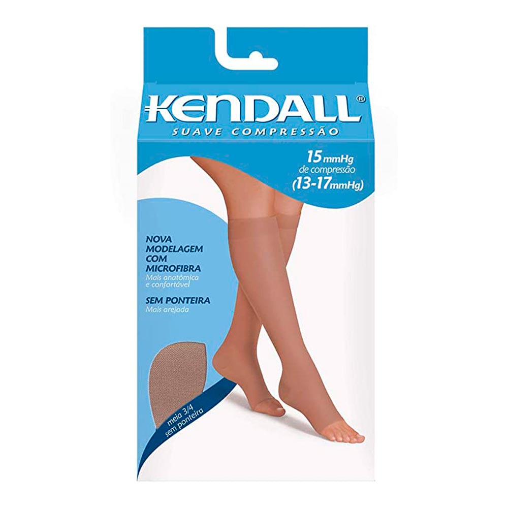 Meia Kendall 3/4 13-17 mmHg sem ponteira 2271 G Mel
