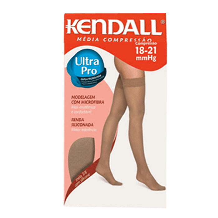 Encontraproduto.com.br - Meia 7/8 Kendall Media Compressão Mel