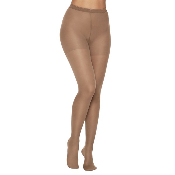 Encontraproduto.com.br - Meia Calça Kendall Média Compressão com ponteira XG Mel