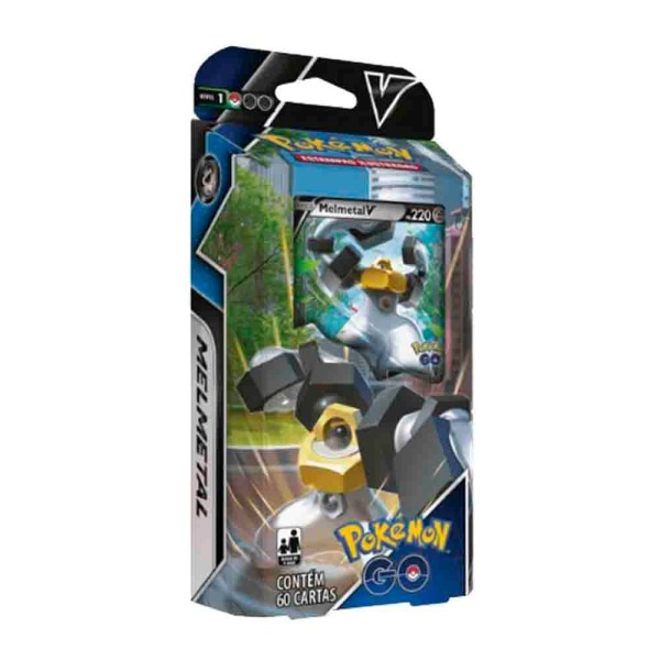 Encontraproduto.com.br - Pokémon Go Deck Batalha V com 60 Cartas Copag