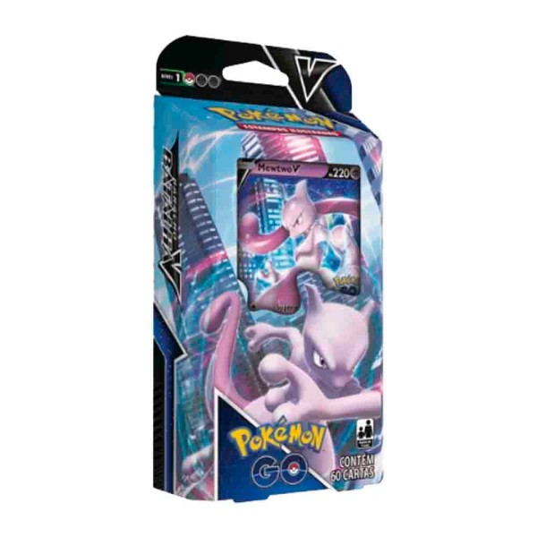 Encontraproduto.com.br - Pokémon Go Deck Batalha V com 60 Cartas Copag