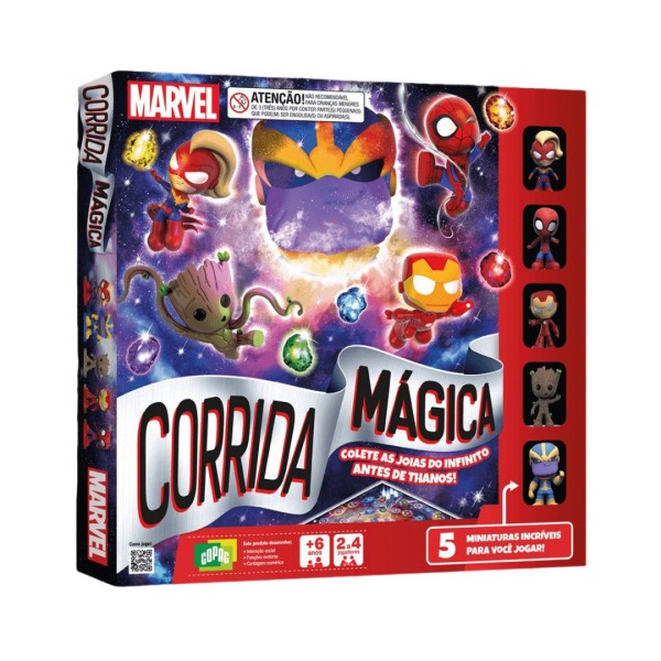 Encontraproduto.com.br - Jogo Corrida Mágica Marvel Copag 31427