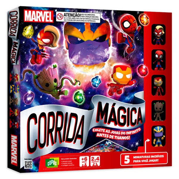 Encontraproduto.com.br - Jogo Corrida Mágica Marvel Copag 31427