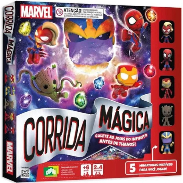 Encontraproduto.com.br - Jogo Corrida Mágica Marvel Copag 31427