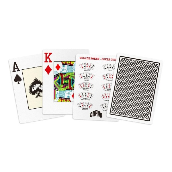 Encontraproduto.com.br - Jogo De Cartas Baralho Texas Com Card Guard Pocker