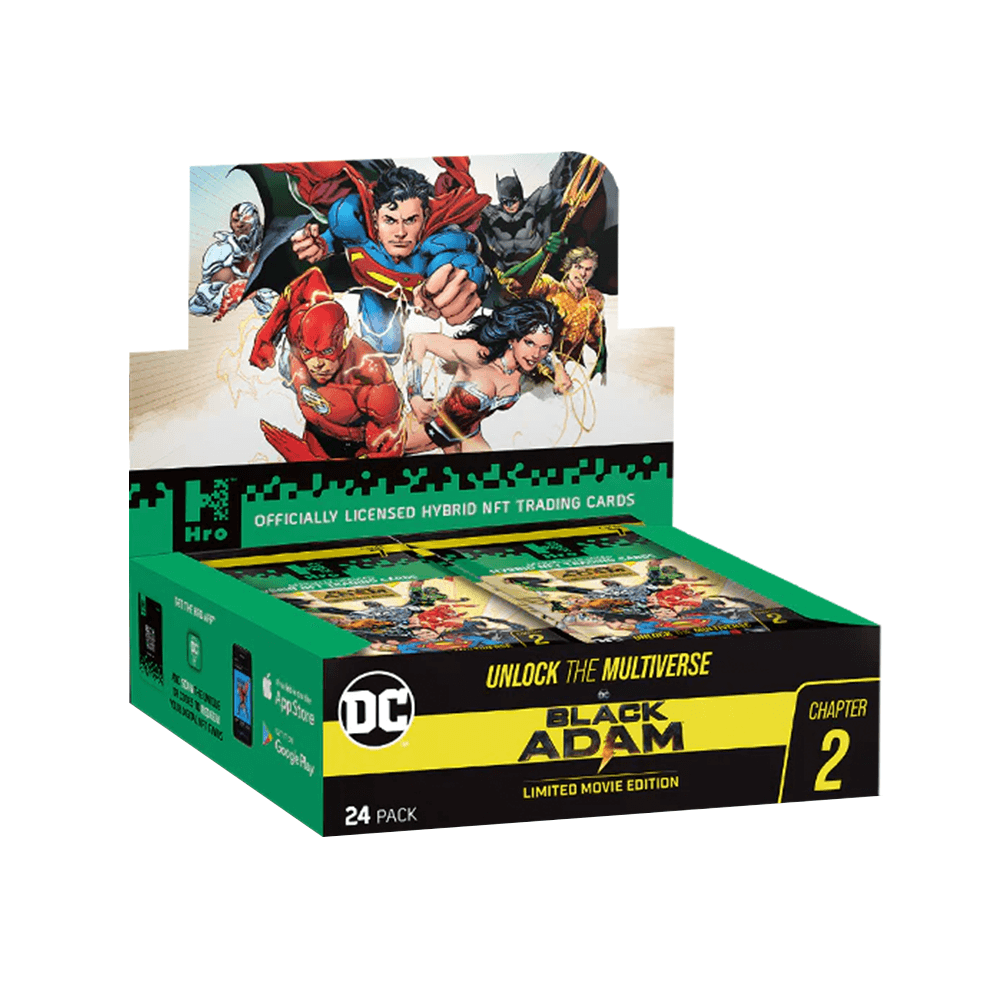 Encontraproduto.com.br - Cartas Colecionáveis Nft Hro Dc Black Adam - Cdu (24-Pack)