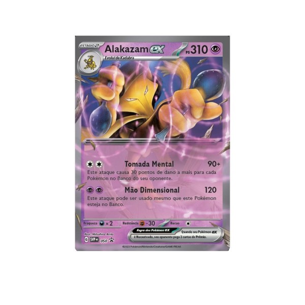 Encontraproduto.com.br - Pokémon - Escarlate E Violeta 151 - Box Alakazam Ex