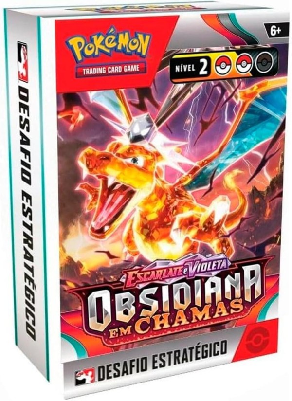 Encontraproduto.com.br - Pokémon Escalate E Violeta 3 - Desafio Estratégico - Obsidiana Em Chamas