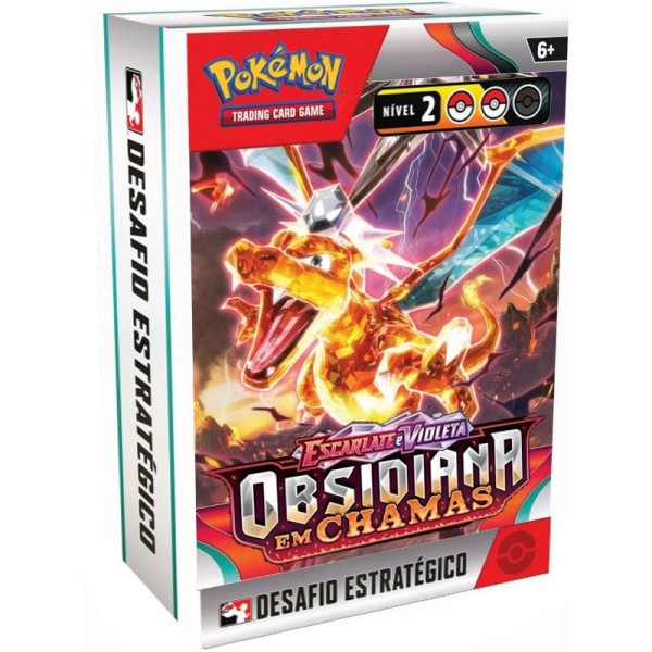 Encontraproduto.com.br - Pokémon Escalate E Violeta 3 - Desafio Estratégico - Obsidiana Em Chamas