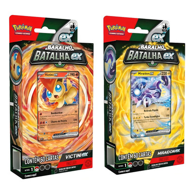 Cartas Pokémon Deck Baralho Batalha Fábulas Nebulosas Copag