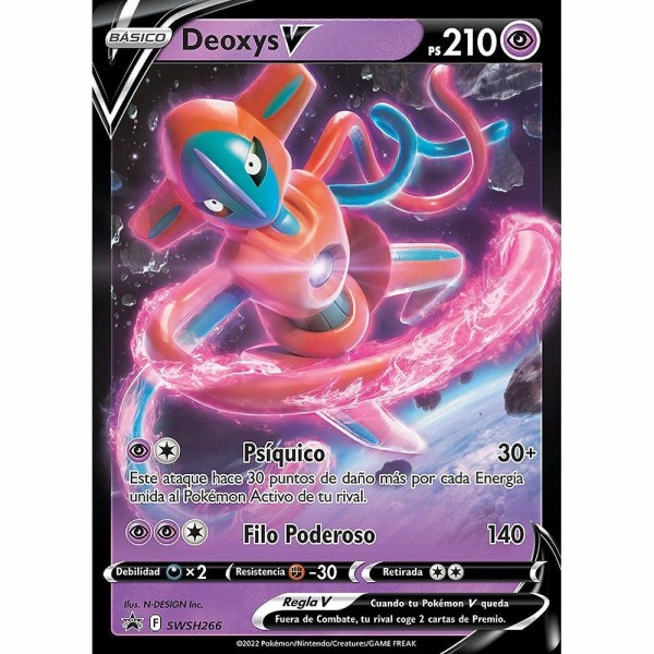 Encontraproduto.com.br - Starter Deck Baralho Pokémon Batalha V Deoxys V Copag