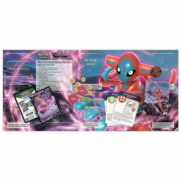 Encontraproduto.com.br - Starter Deck Baralho Pokémon Batalha V Deoxys V Copag