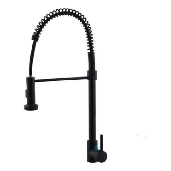 Torneira Monocomando para Cozinha Gourmet Classi Mola 2 Funções Black - Maxforte
