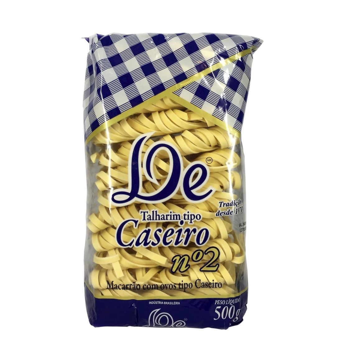 Encontraproduto.com.br - Macarrão Caseiro com Ovos De Talharim Nº2 Pacote com 500g