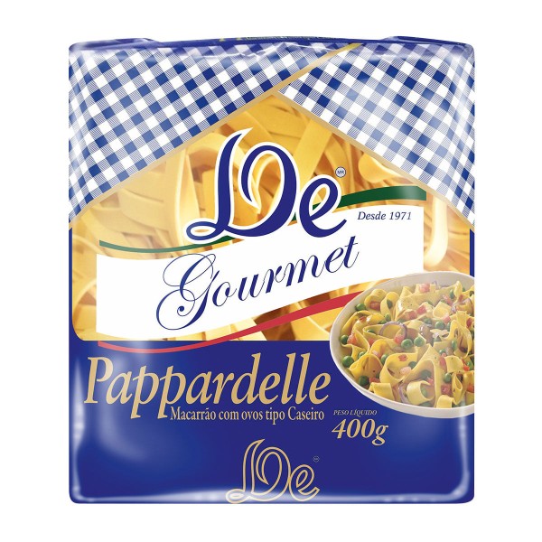 Encontraproduto.com.br - Macarrão com Ovos De Pappardelle Pacote com 400g