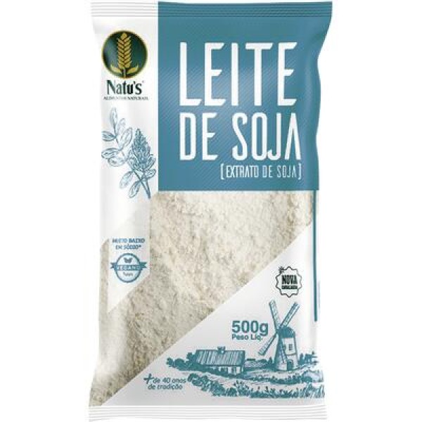 Encontraproduto.com.br - Leite de Soja em Pó Natus Pacote com 500g