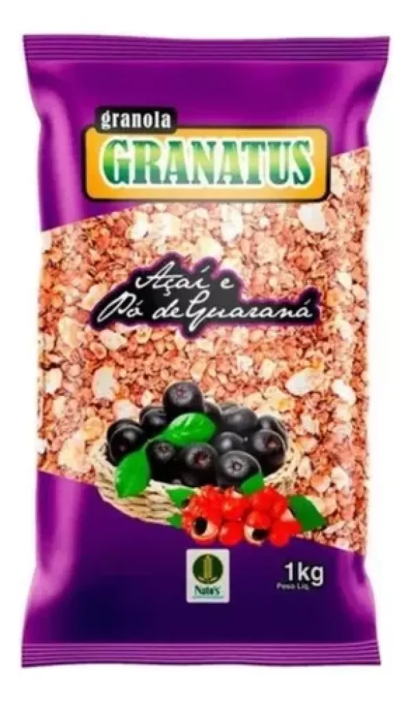 Granola Granatus Açaí E Pó De Guaraná 1 Kg