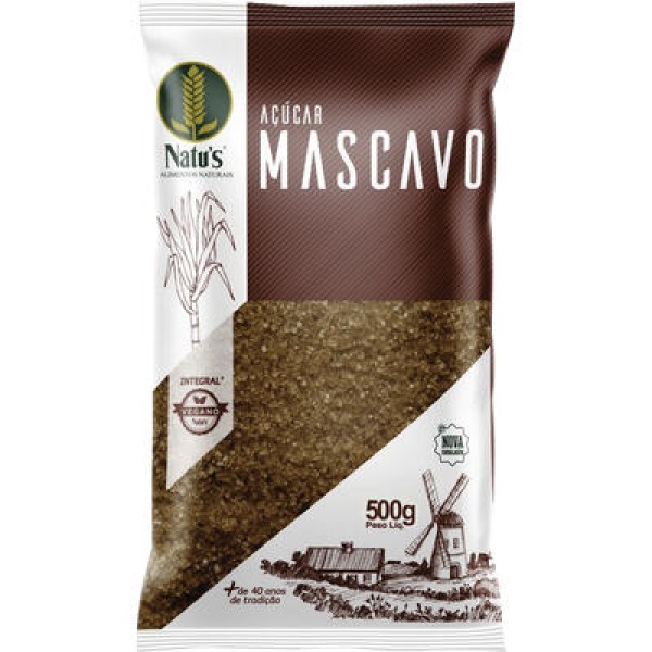 Encontraproduto.com.br - Açúcar Mascavo Natus Pacote com 500g