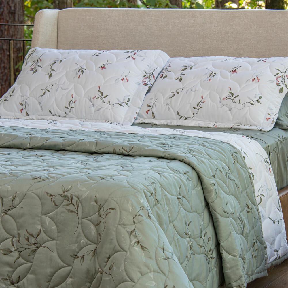Encontraproduto.com.br - Colcha Matelassê Flora