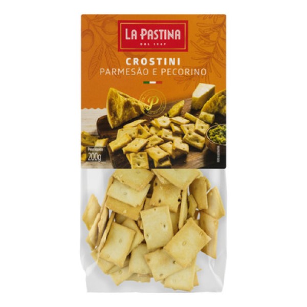 Biscoito Salga La Pastina Crostini Parmesão e Pecorino 200g