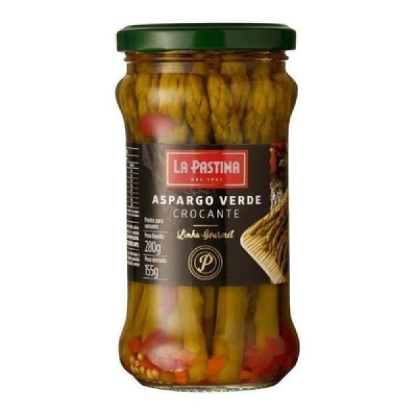 Encontraproduto.com.br - Aspargo Verde em Conserva La Pastina Gourmet 155g