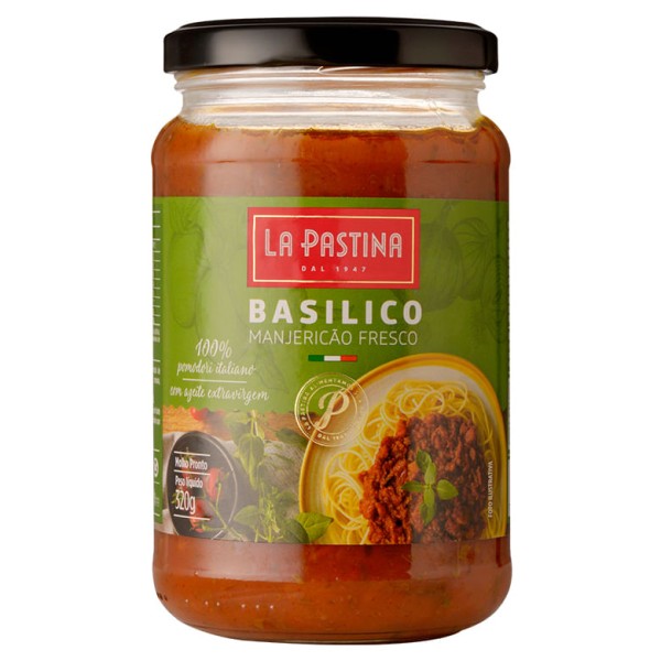 Encontraproduto.com.br - Molho La Pastina Al Basílico 320g