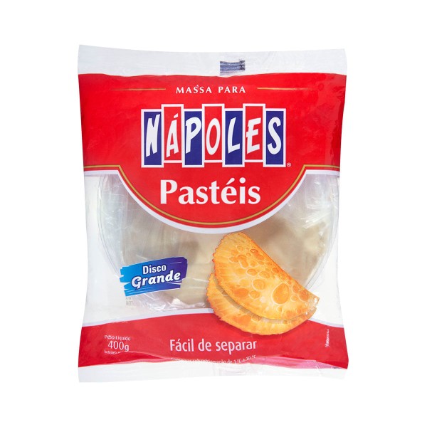 Encontraproduto.com.br - Massa para Pastel Disco Nápoles 400g