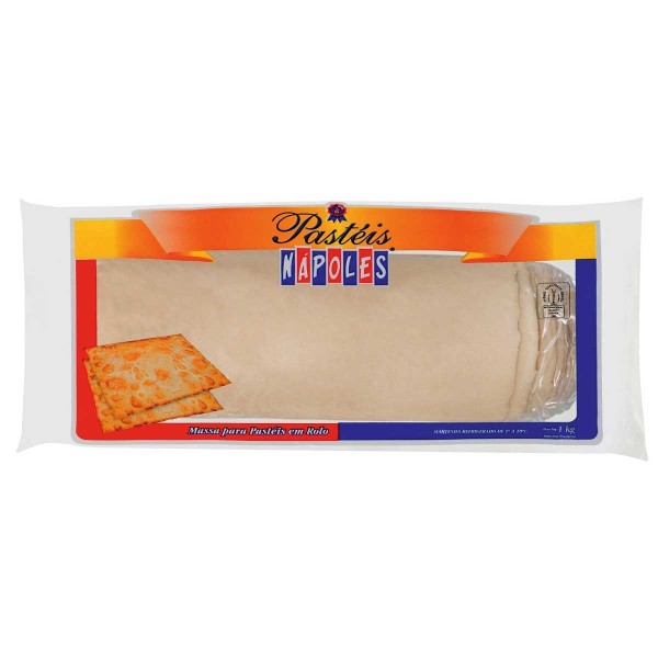 Massa para Pastel Nápoles Rolo 1 Kg