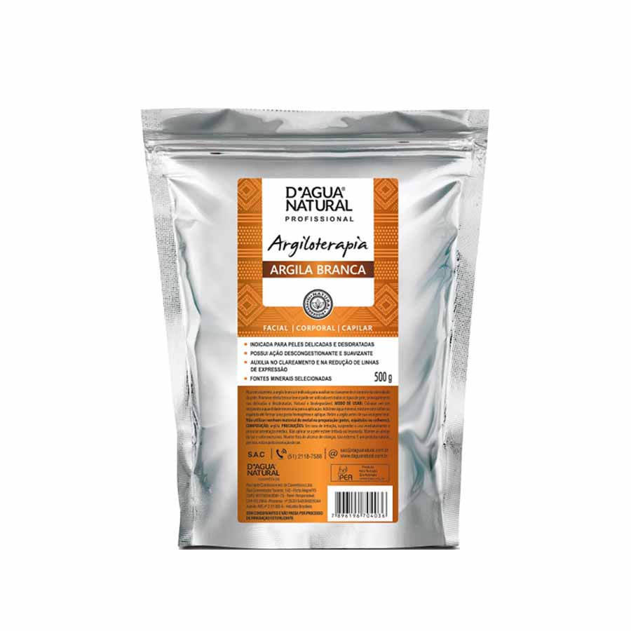 Encontraproduto.com.br - Creme De Massagem D Água Argila Branca 500G