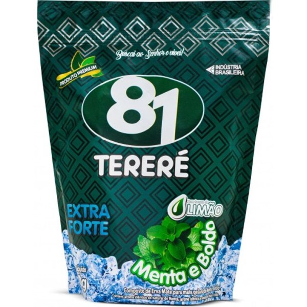 Erva Mate Tereré sabor Limão Extra Forte 81 500g