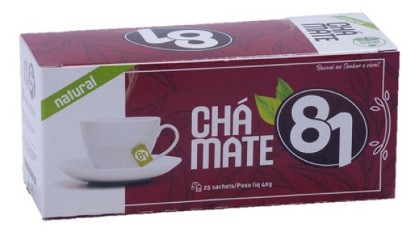 Encontraproduto.com.br - Chá Mate sabor Canela 81 40g com 25un