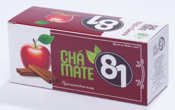 Encontraproduto.com.br - Chá Mate sabor Canela 81 40g com 25un