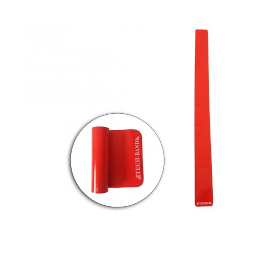 Encontraproduto.com.br - Faixa Elastica  TECH BAND Vermelha Medium