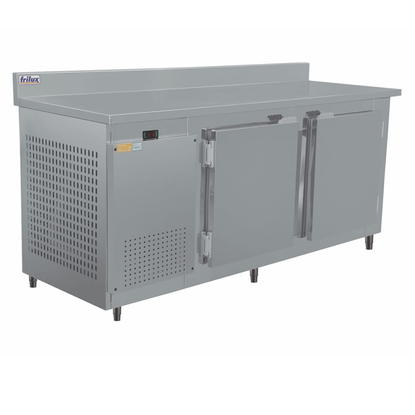 Encontraproduto.com.br - Balcão Refrigerado de Encosto RF-038 Frilux - Ar Forçado Revestimento em Aço Inox +2º a +7ºC