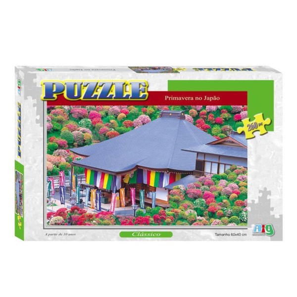 Encontraproduto.com.br - Quebra-cabeça - Primavera No Japão - 260 Peças - Nig