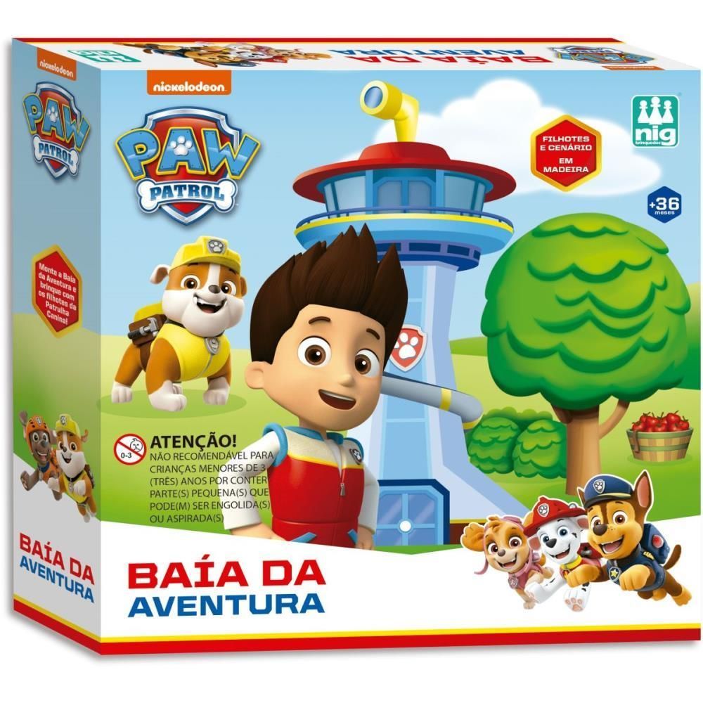 Encontraproduto.com.br - Jogo Baía da Aventura Patrulha Canina - Nig