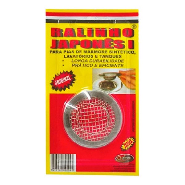 Encontraproduto.com.br - Ralo Japonês para Lavatório e Tanque Inox 7/8