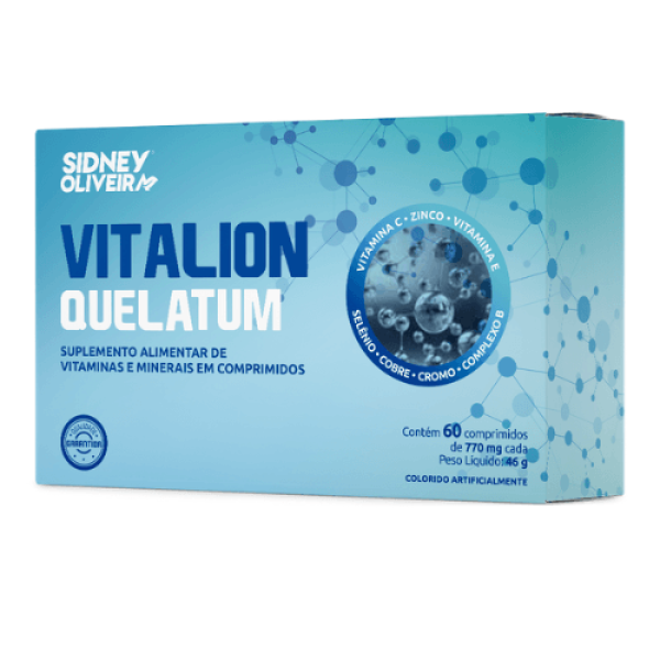 Sidney Oliveira Vitalion Quelatum 60 Cprs