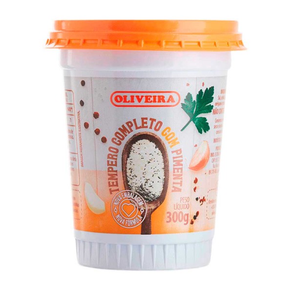 Encontraproduto.com.br - Tempero Completo Oliveira Com Pimenta 300g