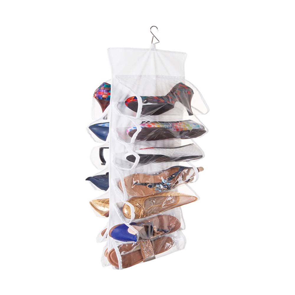 Sapateira vertical para 7 pares transparente Secalux