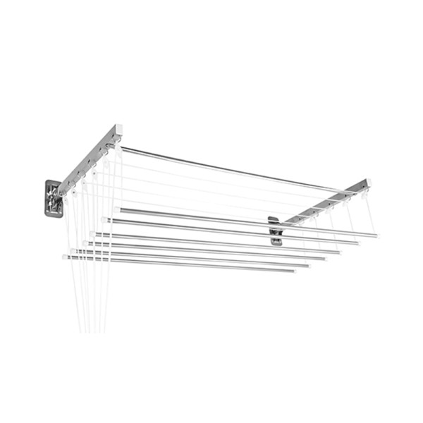 Encontraproduto.com.br - Varal Prático para Teto e Parede em Alumínio 1m - Secalux