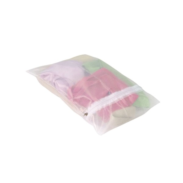 Encontraproduto.com.br - Saco com Zíper para Lavar Roupas Pequeno - Secalux