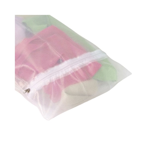 Encontraproduto.com.br - Saco com Zíper para Lavar Roupas Pequeno - Secalux