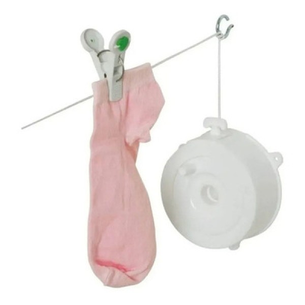 Encontraproduto.com.br - Varal Retrátil Secalux Plástico 18m