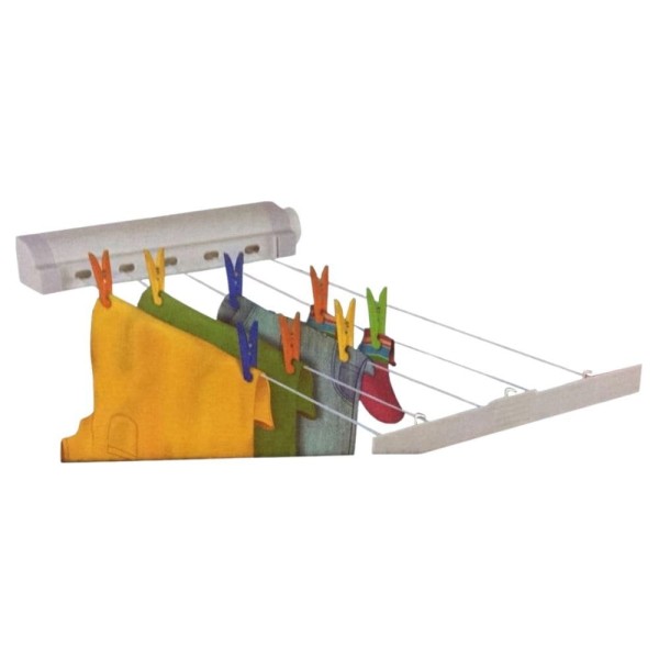 Encontraproduto.com.br - Varal Automático Secalux PVC 5 Cordas