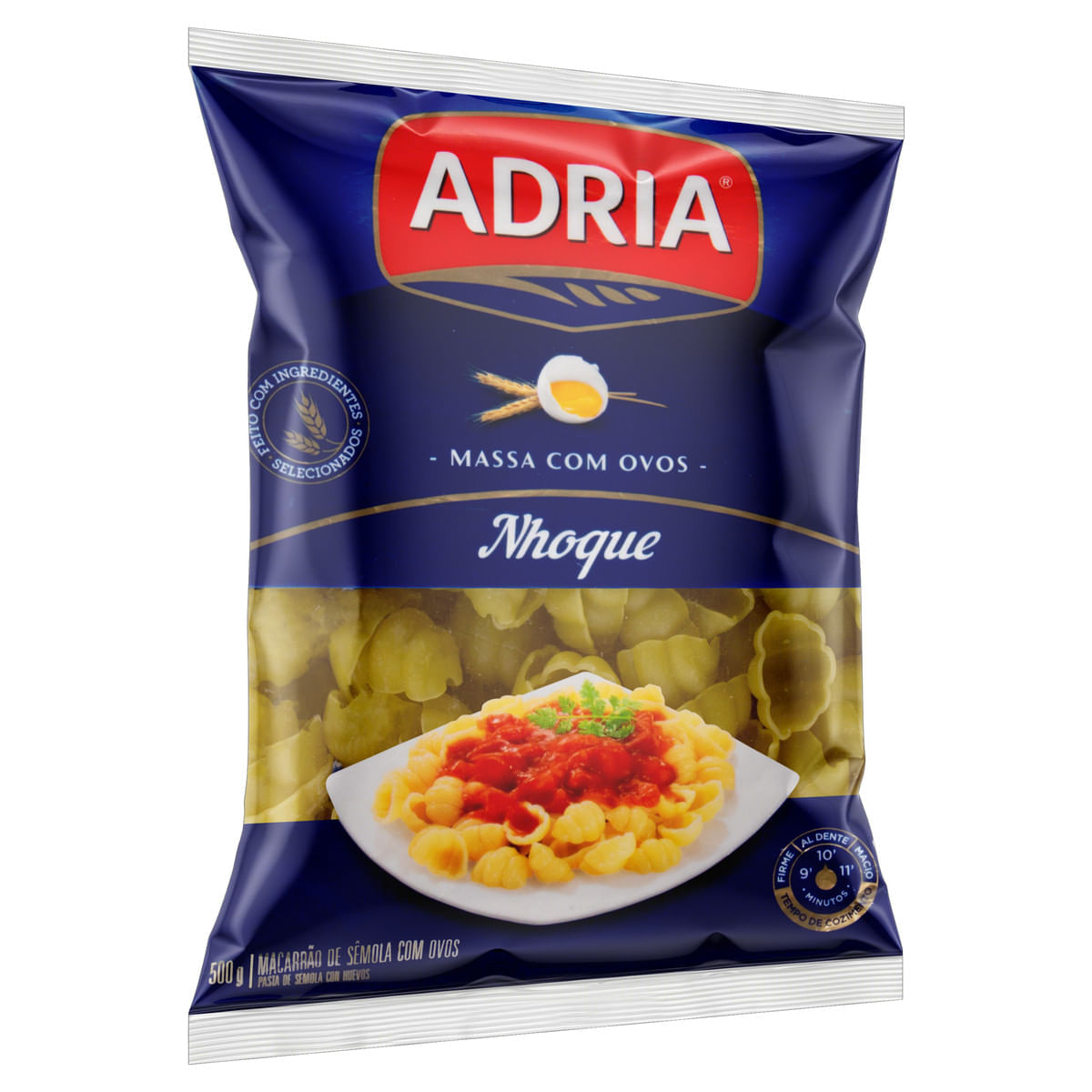 Encontraproduto.com.br - Macarrão de Sêmola com Ovos Nhoque Adria 500g