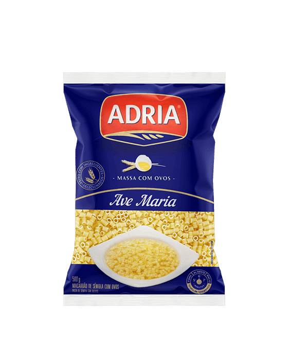 Encontraproduto.com.br - Macarrão com Ovos Adria Ave Maria Pacote com 500g