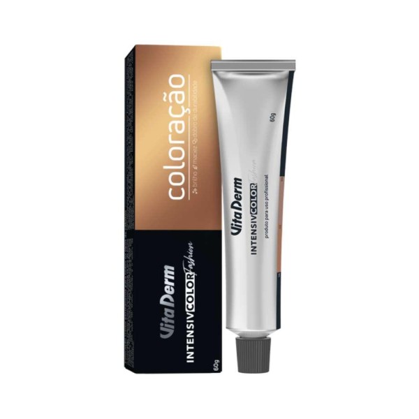 Encontraproduto.com.br - Coloração Intensiv Color Vita Derm 7.1 Louro Médio Acinzentado