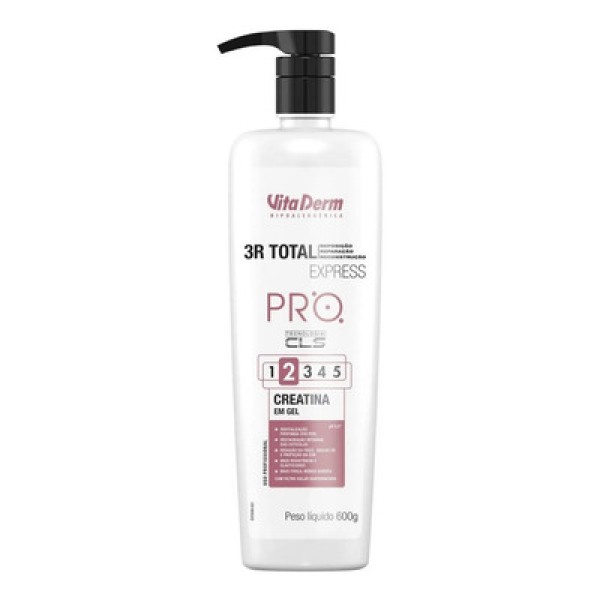 Creatina em Gel 3R Total Express PRO Vita Derm 600ml