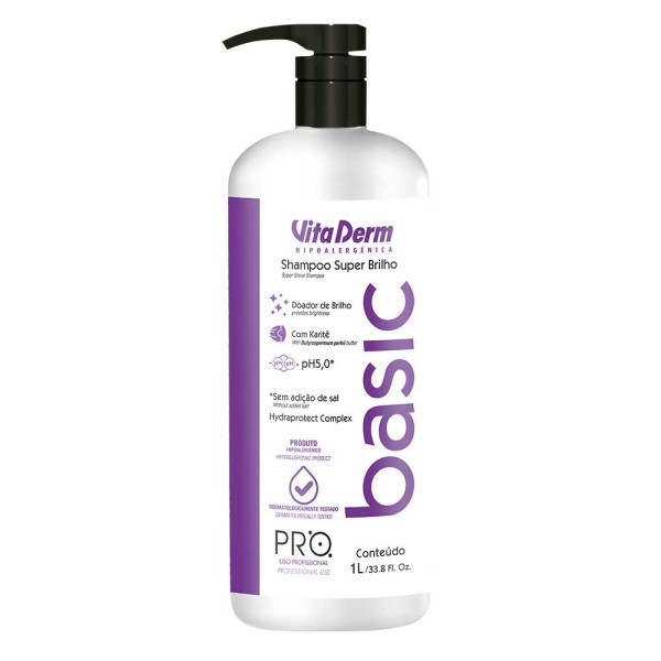 Encontraproduto.com.br - Vita Derm Super Brilho Pro Basic Shampoo